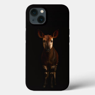 Black 4 Luxe iPhone 13, Forest Okapi iPhone 13 Case