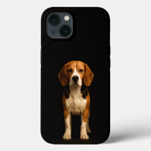 Black 4 Luxe iPhone 13, Kind Beagle iPhone 13 Case
