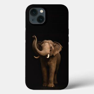 Black 4 Luxe iPhone 13, Mighty Elephant iPhone 13 Case