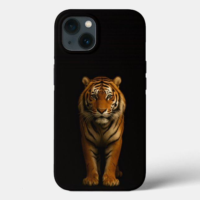 Black 4 Luxe iPhone 13, Noble Tiger Case-Mate iPhone Case (Back)