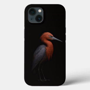 Black 4 Luxe iPhone 13, Reddish Egret iPhone 13 Case
