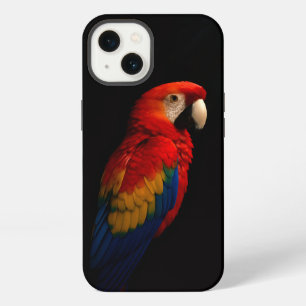 Black 4 Luxe iPhone 13, Scarlet Parrot Elegance 13 Case