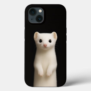 Black 4 Luxe iPhone 13, Stylish Ermine 13 Case