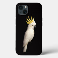 Black 4 Luxe iPhone 13, Sulphur Crested Cockatoo
