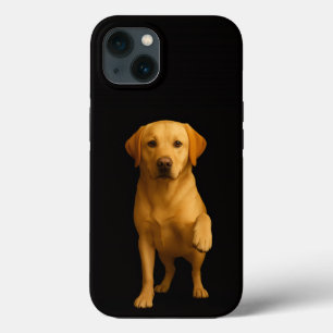 Black 4 Luxe iPhone 13, Tender Labrador Dog iPhone 13 Case