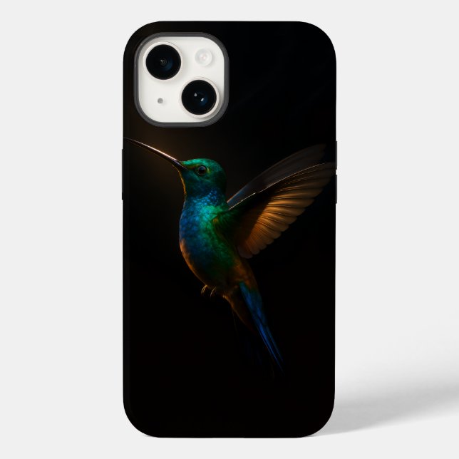 Black 4 Luxe iPhone 14 Case-Mate, Flying Bird Case-Mate iPhone Case (Back)