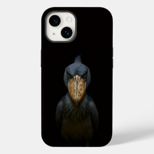 Black 4 Luxe iPhone 14 Case-Mate, Shoebill Bird Case-Mate iPhone 14 Case