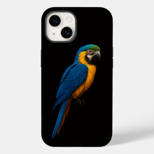 Black 4 Luxe iPhone 14 Mate, Blue Yellow Macaw Case-Mate iPhone 14 Case