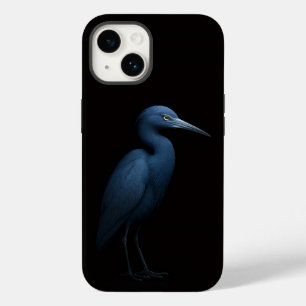 Black 4 Luxe iPhone 14 Mate, Little Blue Heron Case-Mate iPhone 14 Case