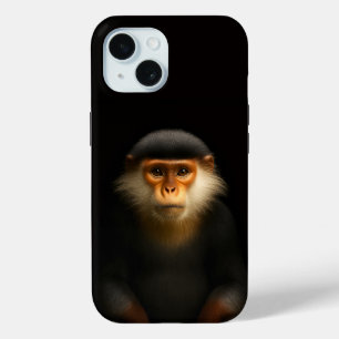 Black 4 Luxe iPhone 15 Case-Mate, Red Douc Langur iPhone 15 Case