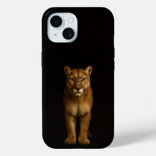 Black 4 Luxe iPhone 15 Case, Silent Prime Puma iPhone 15 Case