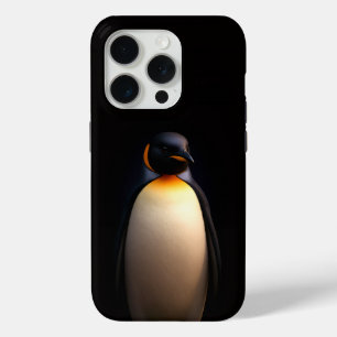 Black 4 Luxe iPhone 15 Pro Mate, Emperor Penguin iPhone 15 Pro Case