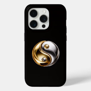 Black 4 Luxe iPhone 15 Pro Mate Harmony Yin Yang iPhone 15 Pro Case