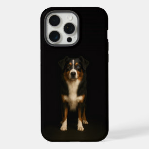 Black 4 Luxe iPhone 15 Pro Max, Aussie Shepherd Max Case