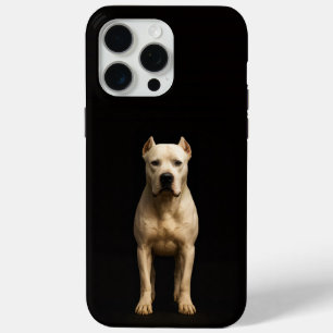 Black 4 Luxe iPhone 15 Pro Max Bold Dogo Argentino iPhone 15 Pro Max Case