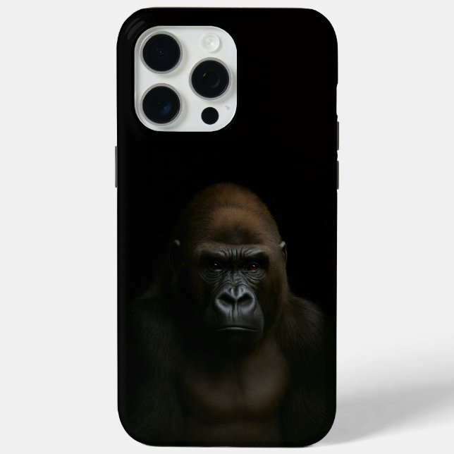 Black 4 Luxe iPhone 15 Pro Max, Gorilla Case-Mate iPhone Case (Back)