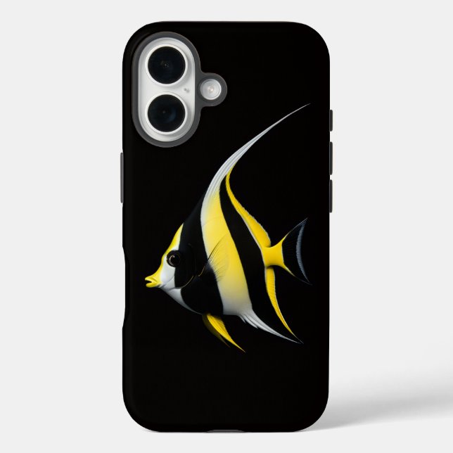 Black 4 Luxe iPhone 16 Case-Mate, Moorish Idol Case-Mate iPhone Case (Back)