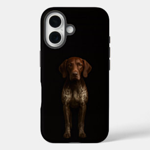 Black 4 Luxe iPhone 16 Mate, German Pointer Case
