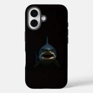 Black 4 Luxe iPhone 16 Mate, Great White Shark iPhone 16 Case