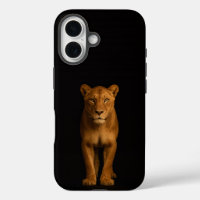 Black 4 Luxe iPhone 16 Mate, Noble Lioness