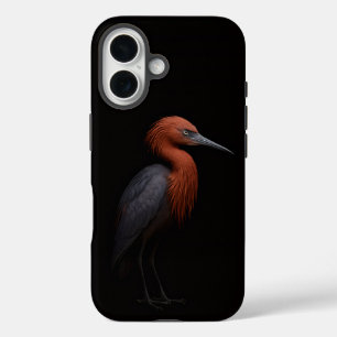 Black 4 Luxe iPhone 16 Mate, Reddish Egret iPhone 16 Case