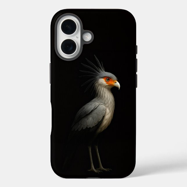 Black 4 Luxe iPhone 16 Mate, Secretarybird Case-Mate iPhone Case (Back)