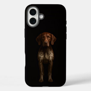 Black 4 Luxe iPhone 16 Plus, German Pointer Dog iPhone 16 Plus Case