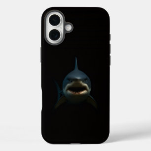 Black 4 Luxe iPhone 16 Plus, Great White Shark iPhone 16 Plus Case