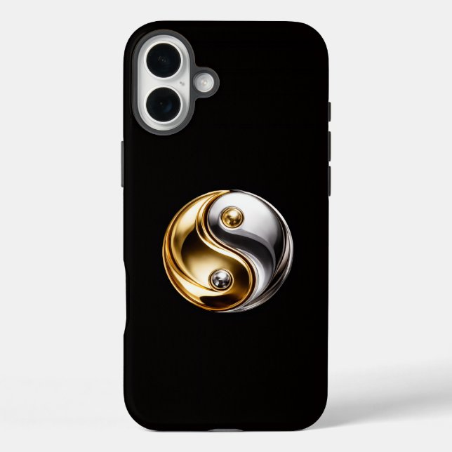 Black 4 Luxe iPhone 16 Plus, Harmony Yin Yang Case-Mate iPhone Case (Back)