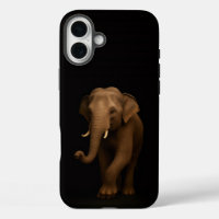 Black 4 Luxe iPhone 16 Plus, Indian Elephant