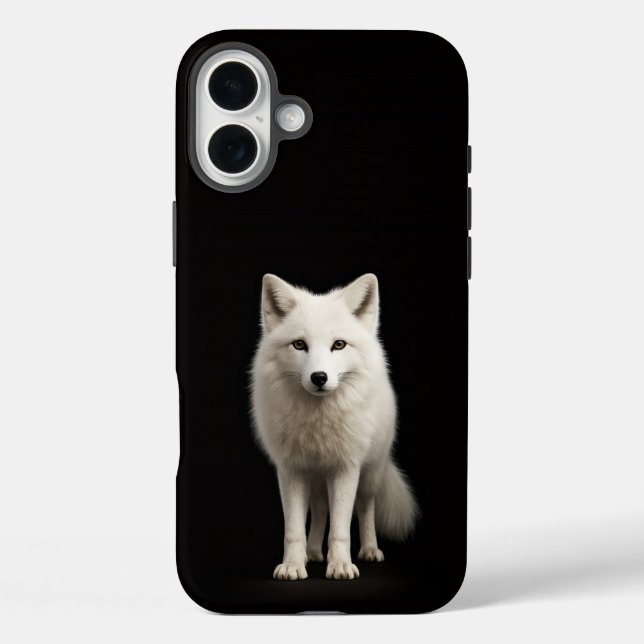 Black 4 Luxe iPhone 16 Plus, Ivory Arctic Fox Case-Mate iPhone Case (Back)