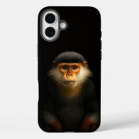 Black 4 Luxe iPhone 16 Plus, Red Douc Langur