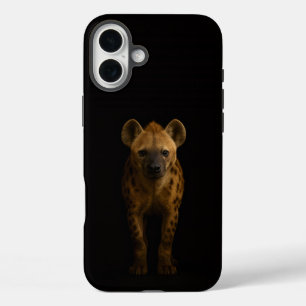 Black 4 Luxe iPhone 16 Plus, Wild Spotted Hyena Plus Case