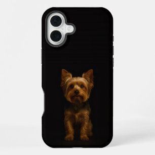 Black 4 Luxe iPhone 16 Plus, Yorkshire Terrier Plus Case