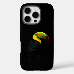 Black 4 Luxe iPhone 16 Pro, Keel Billed Tucan Pro Case