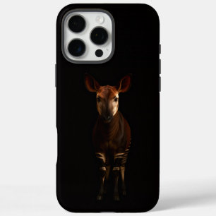 Black 4 Luxe iPhone 16 Pro Max, Forest Okapi iPhone 16 Pro Max Case