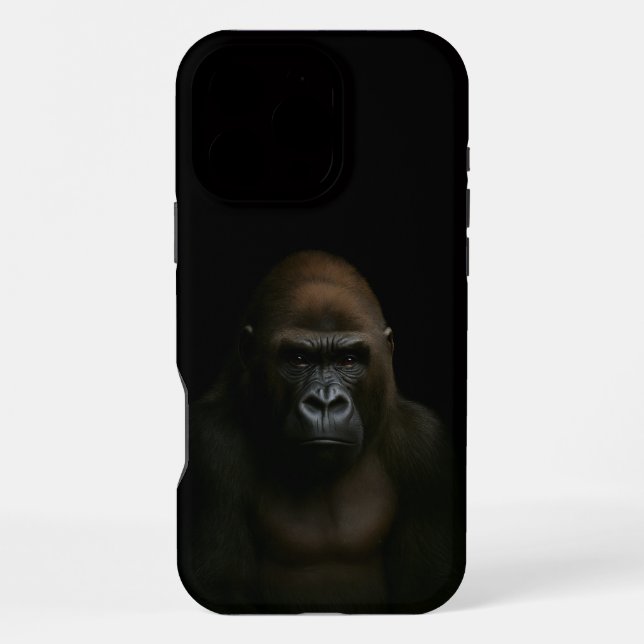 Black 4 Luxe iPhone 16 Pro Max, Gorilla Case (Back)