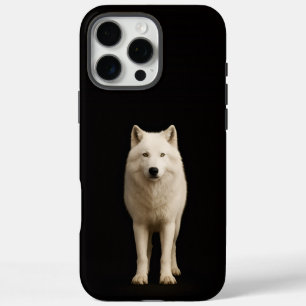 Black 4 Luxe iPhone 16 Pro Max, Ivory Arctic Wolf iPhone 16 Pro Max Case