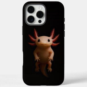 Black 4 Luxe iPhone 16 Pro Max, Mexican Axolotl Max Case