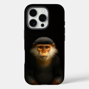Black 4 Luxe iPhone 16 Pro, Red Douc Langur Pro Case