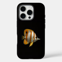 Black 4 Luxe iPhone 16 Pro, Reef Butterflyfish