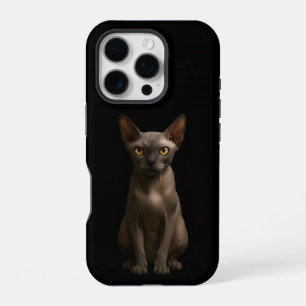Black 4 Luxe iPhone 16 Pro, Sphynx Cat Pro Case