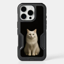 Black 4 Luxe iPhone 16 Pro, Turkish Angora Cat