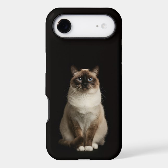 Black 4 Luxe iPhone 17 Air, Birmanese Cat (Back)