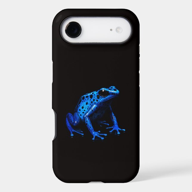 Black 4 Luxe iPhone 17 Air, Blue Electric Frog (Back)