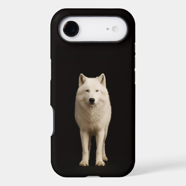 Black 4 Luxe iPhone 17 Air, Ivory Arctic Wolf (Verso)