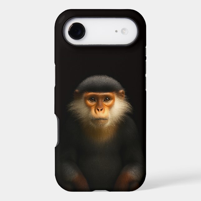 Black 4 Luxe iPhone 17 Air Red Douc Langur (Back)