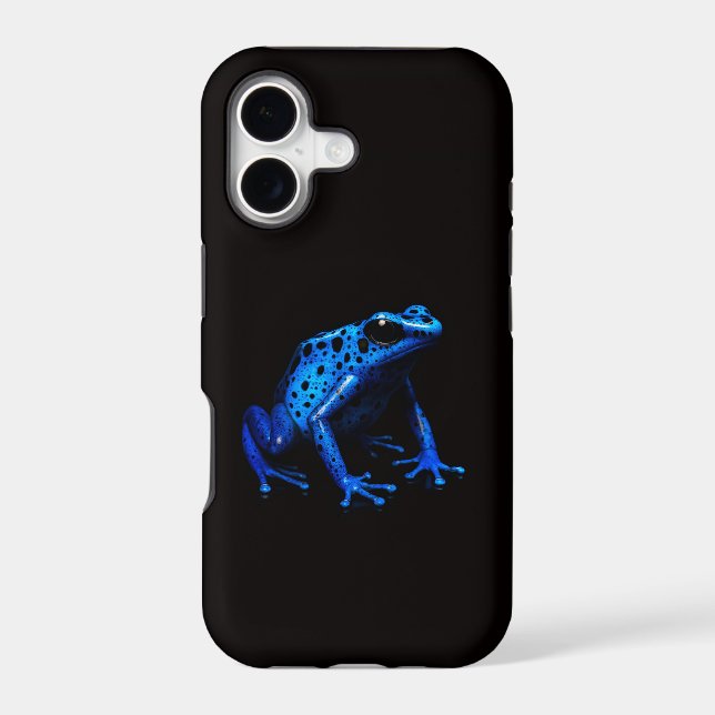 Black 4 Luxe iPhone 17 Mate, Blue Black Frog (Back)