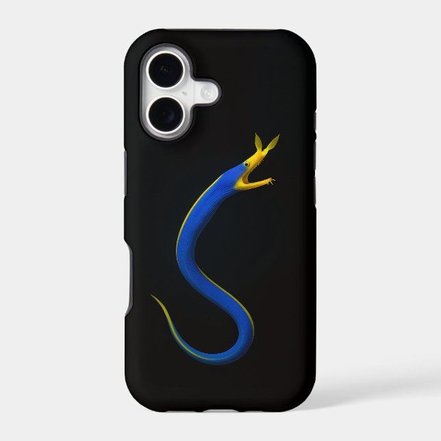 Black 4 Luxe iPhone 17 Mate, Blue Ribbon Eel (Back)