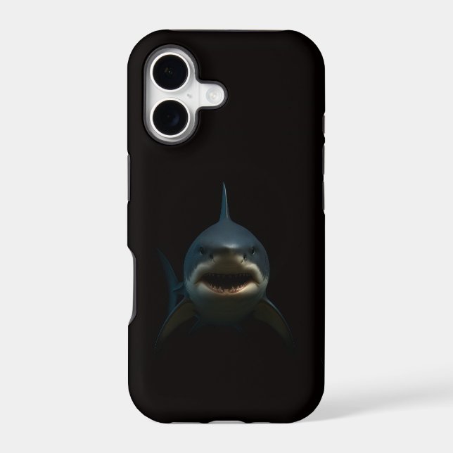 Black 4 Luxe iPhone 17 Mate, Great White Shark (Back)